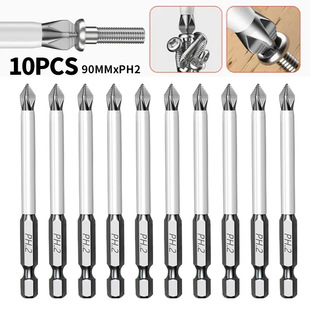 Industrial cross anti-skid head super hard screwdriver head super magnetic drill strong magnetic wind batch high hardness head suit