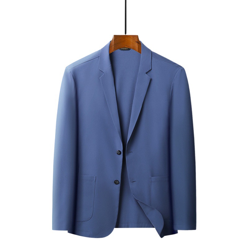 Traje chaqueta de los hombres 2023 verano nueva moda de una sola pieza ocio temperamento Delgado ropa de protección solar delgada