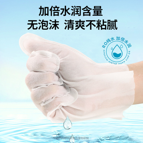 Pet Disposable Gloves 10 Pieces Dog SPA Cleaning Gloves Deodorizing Wipes Cat Dry Cleaning Deodorizing Water-Free
