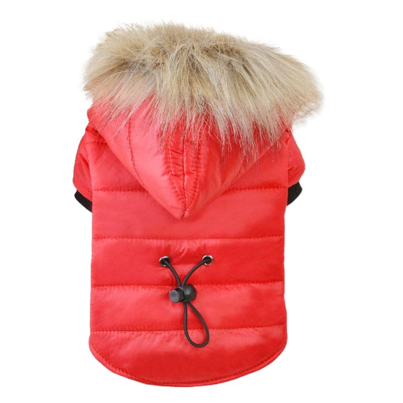 Comercio exterior transfronterizo ropa para mascotas Otoño e Invierno bichon ropa cálida de algodón acolchado perro pequeño bomei ropa de perro de peluche ropa de invierno