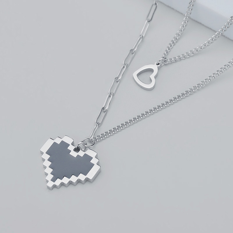 Fashion love double layered necklacepicture4