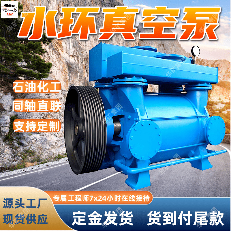 应用广泛直联式真空泵 矿用水环式压缩机 2BEC型直联式真空泵