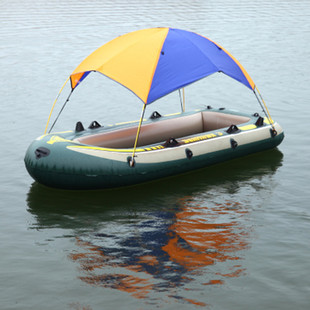 Outdoor Rubber Boat Inflatable Boat Awning Portable Fishing Tent Sunshade and Rainproof Boat Awning Wholesale