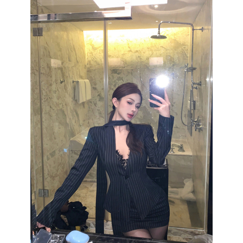 律政佳人御姐收腰海妖风高级西装外套包臀半裙套装女|undefined