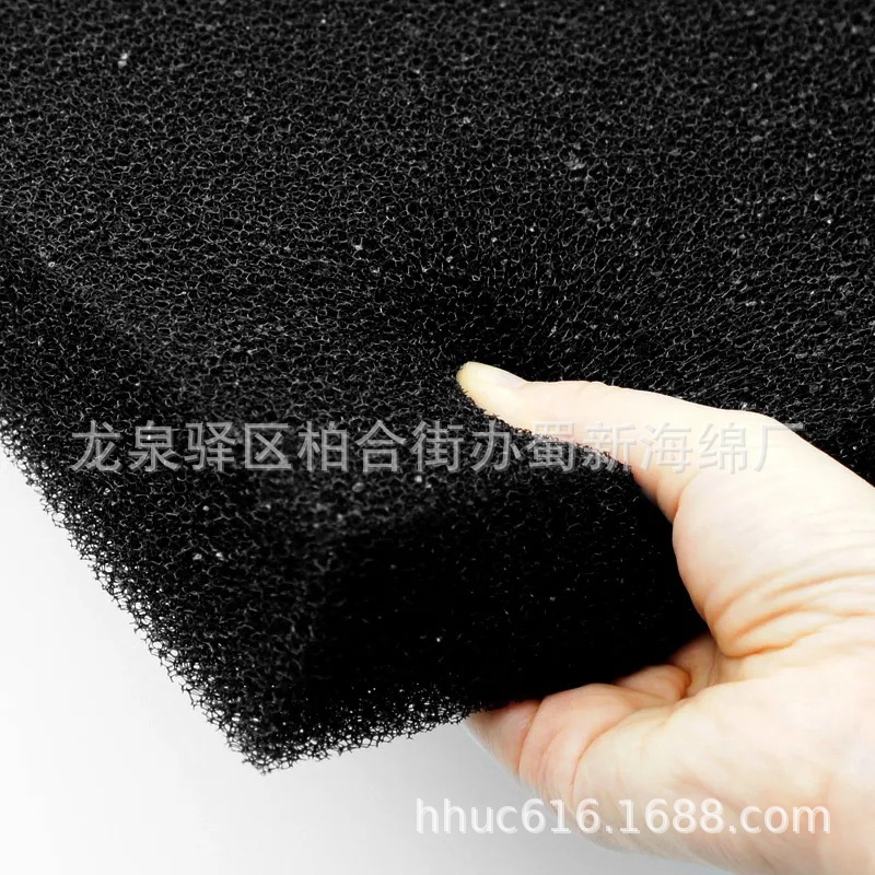 污水处理网孔聚氨酯海绵/粗孔过滤泡棉/打孔杂质过滤海绵
