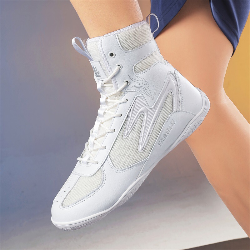 Cross-Border Boxing Shoes, Men's Wrestling Shoes, Fighting Shoes, Sanda Shoes, Boxing Boots, High-Top Indoor Training and Competition Shoes Cross-Border Boxing Shoes, Men's Wrestling Shoes, Fighting Shoes, Sanda Shoes, Boxing Boots, High-Top Indoor Training and Competition Shoes