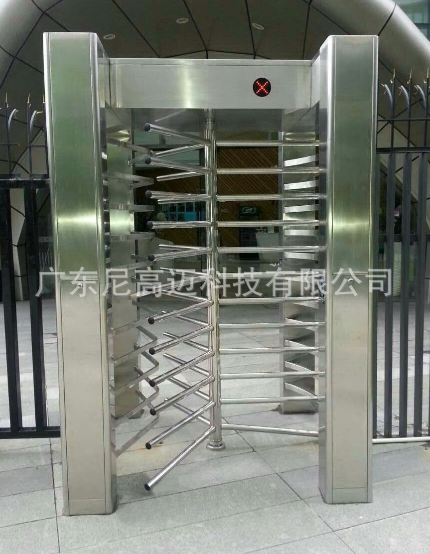 全高人行闸 小区出入口成品黑色电动旋转门 防尾随栅栏滚闸门厂家-阿里巴巴