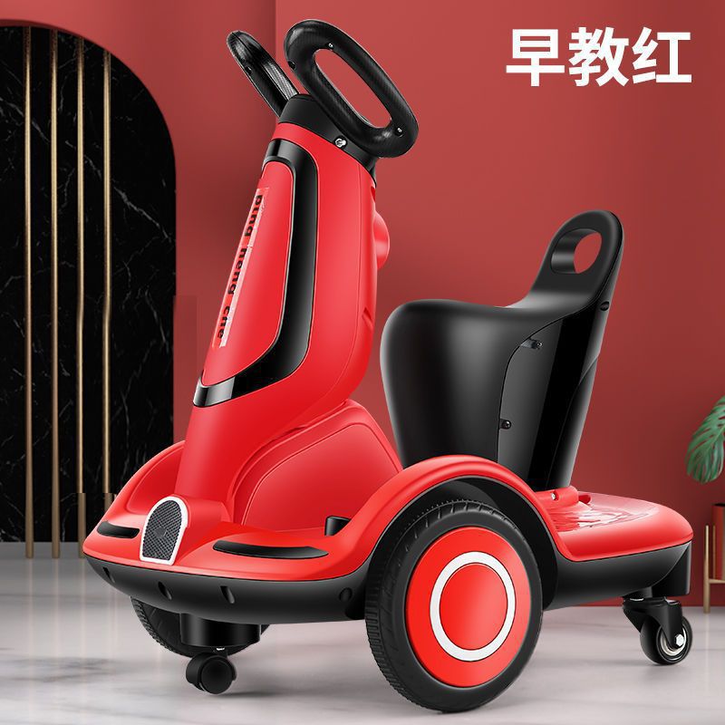 Coche eléctrico para niños Coche de equilibrio elegante Coche de control remoto Coche de juguetes para niños puede sentarse en la fábrica de motocicleta de kart