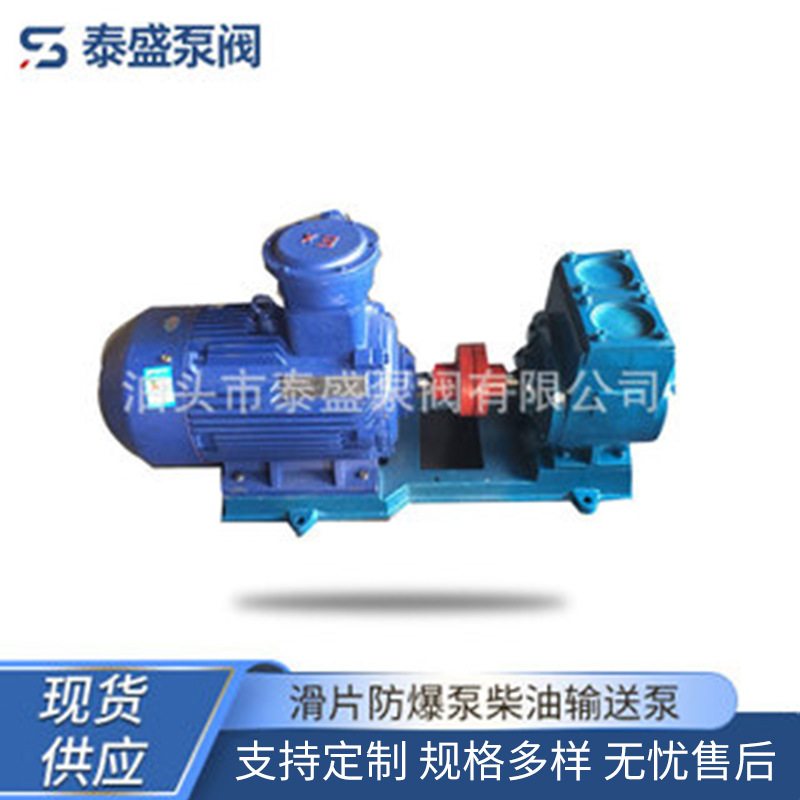 泊头泰盛供应汽油滑片泵滑片转子防爆泵柴油输送泵齿轮泵螺杆泵