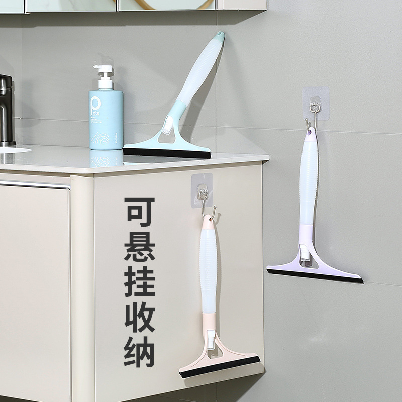 家用多功能喷水玻璃刮擦浴室镜子刮水刷免拆洗自带喷壶清洁刷批发|undefined