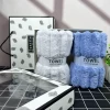 Large strips of light gray + dark blue