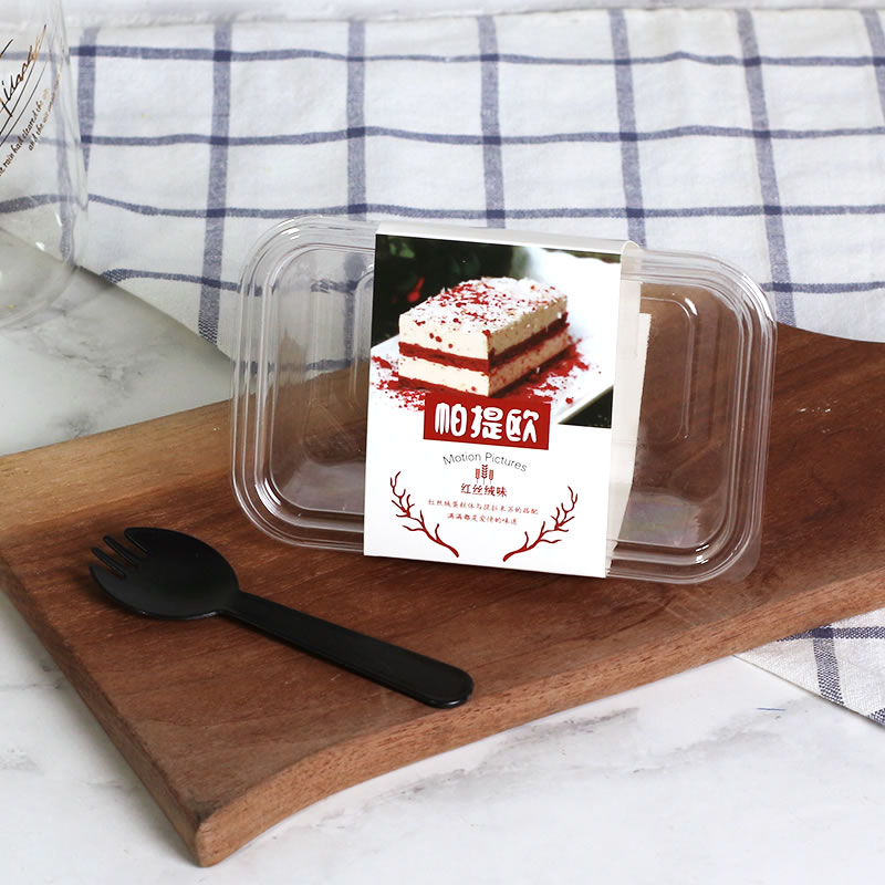 Caja de pastel de chocolate Patio, pastel de terciopelo rojo, embalaje de horneado, leche de soja, lasanina, caja de embalaje, caja de embalaje