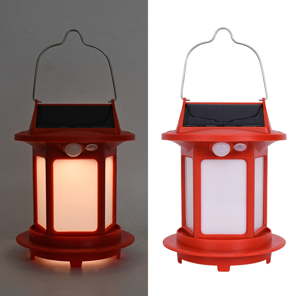 유도 빨간색 궁전 랜턴