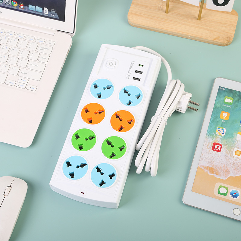 Comercio exterior ocho pares de agujeros tablero de conexión tablero de conexión africano concha blanca y negra estándar británico estándar europeo estándar americano embalaje de bolsas neutras