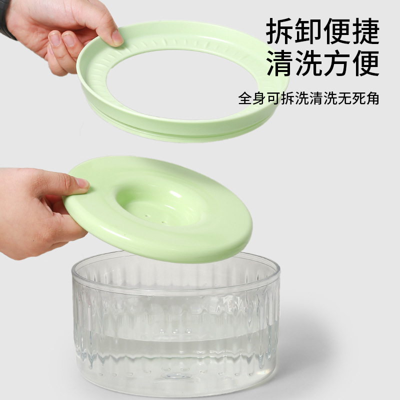 Tazón de agua de boca no mojada para mascotas de gran capacidad Tazón de agua para perros y gatos a prueba de salpicaduras Tazón de agua fácil de limpiar Tazón de agua portátil