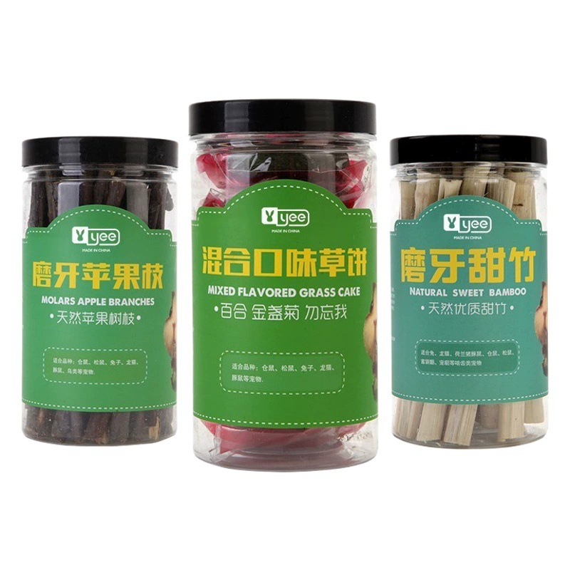 Yee Pet шлифовальная палочка хомяк шлифовальная закуска сладкий бамбук Яблочная ветка растительноядное печенье Золотой медведь Сквош мышь