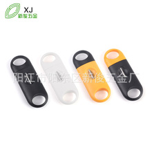 厂家现货直供便携式雪茄剪 不锈钢V型塑料雪茄刀 雪茄烟具开孔器