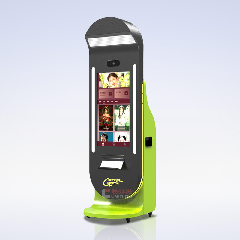 Máquina todo en uno para pegatinas fotográficas Máquina de fotografía de autoservicio comercial Photobooth Máquina de fotografía fotográfica interactiva