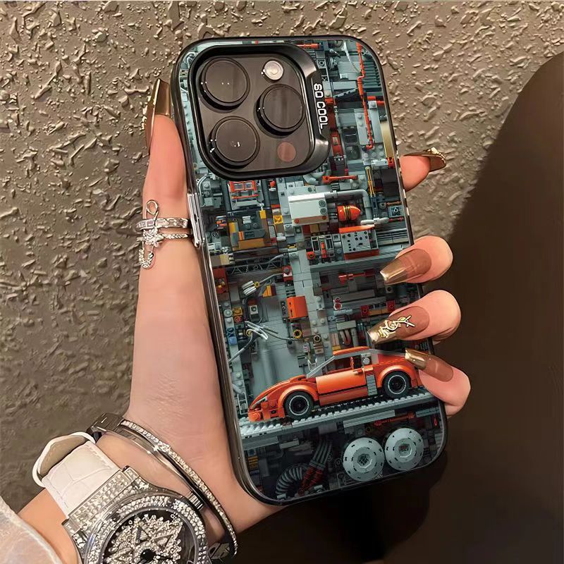 Creative mechanical components are suitable for Apple 15promax/15 personality net red 14/13/12/11/XR creative 8