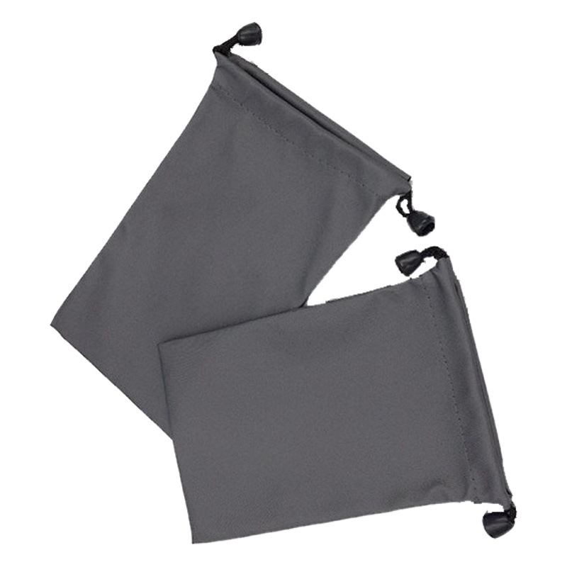 Mobile power waterproof cloth bag mobile phone charging treasure storage bag selfie stick bunched flannel bag gray waterproof bag
