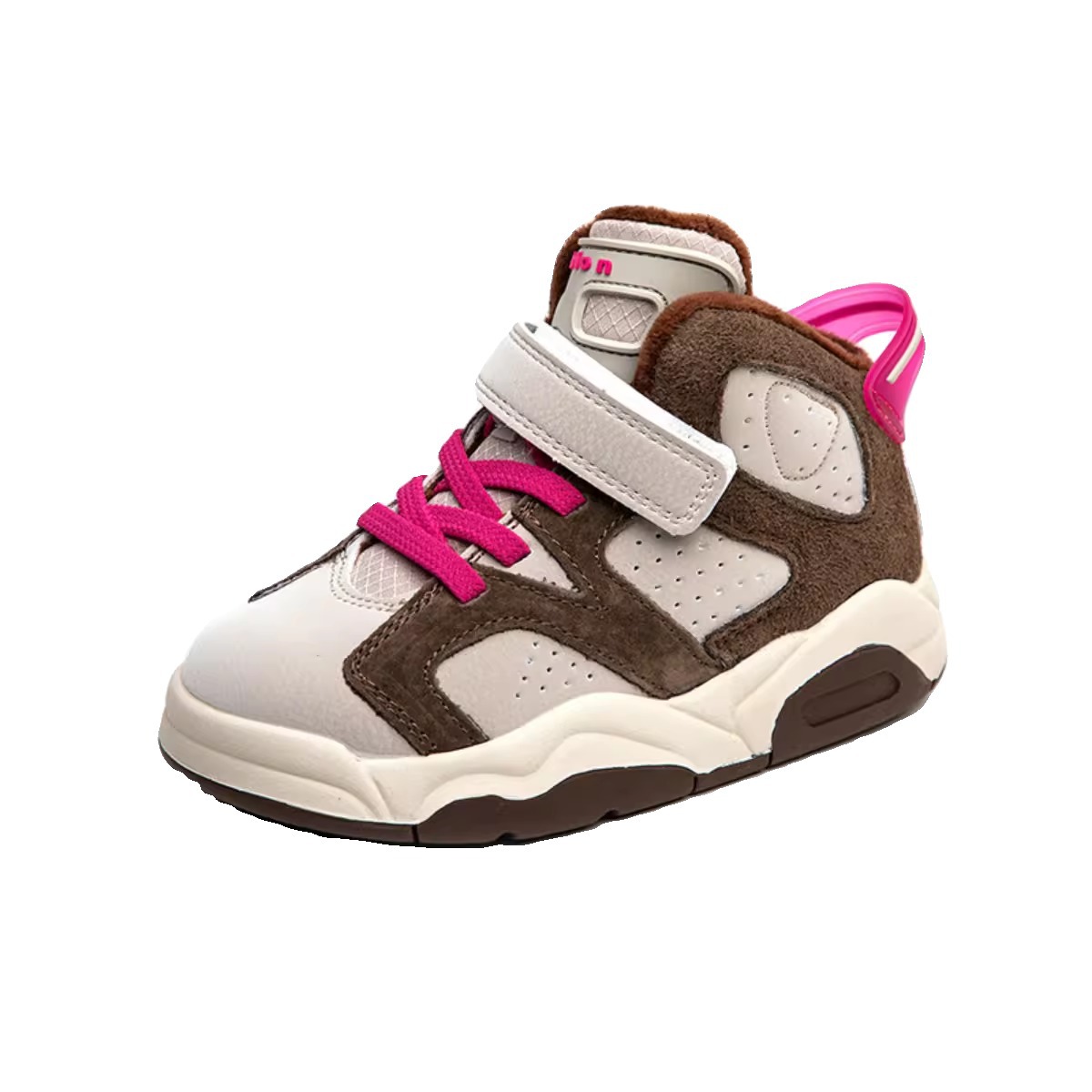 2023 Autumn New Children's Basketball Plush Boys' Running Shoes Fashion Colored Girls' Sports Board Shoe Trend_voghion.com