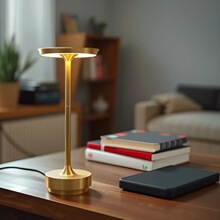 小夜灯飞碟台灯led卧室床头酒吧餐厅全铝创意usb充电氛围装饰台灯