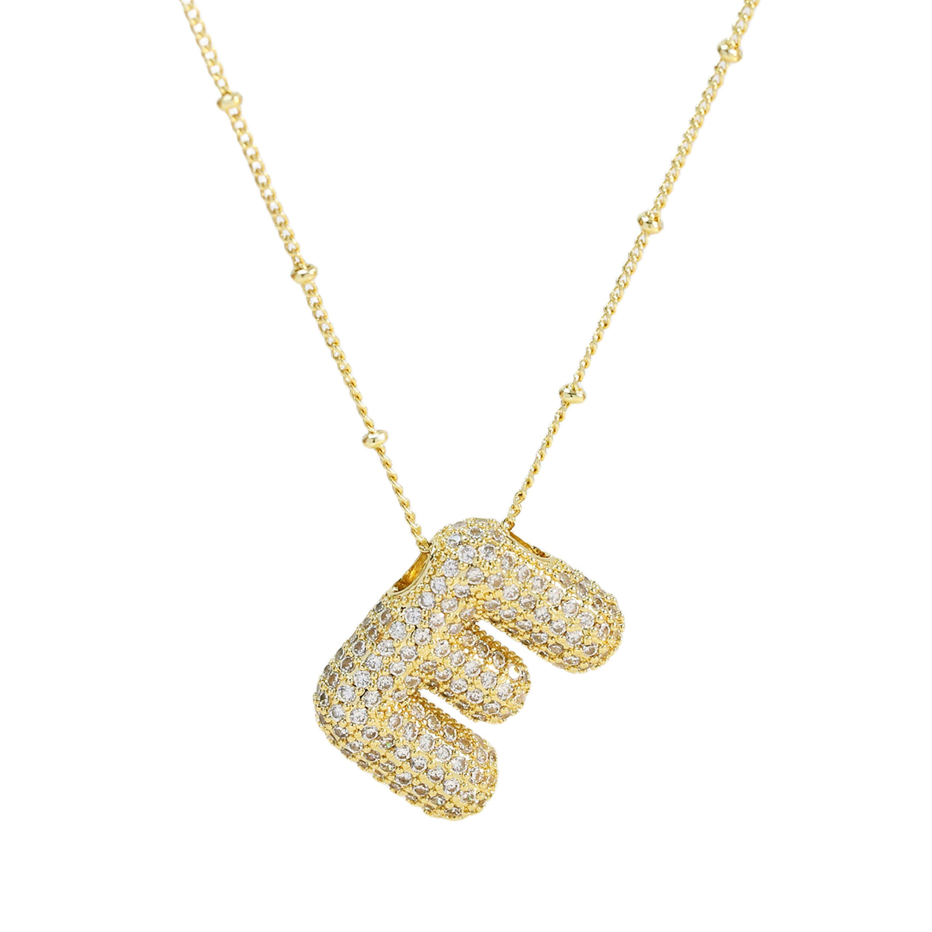 Balloon Pattern Women's Gender Balloon Brass Simple Style Brass Charms Pendant Necklace Necklace