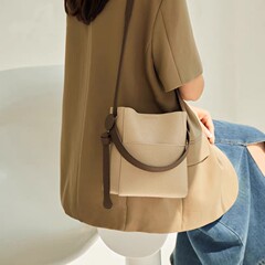 女性のためのファッショナブルなバッグ 2025 新しいハイエンドハンドバッグバケットバッグ女性のためのクロスボディバッグ仕事や通勤のための女性のショルダーバッグ