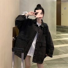 美式牛仔外套女ins百搭春秋2025新款宽松bf风宽松薄款夹克上衣潮