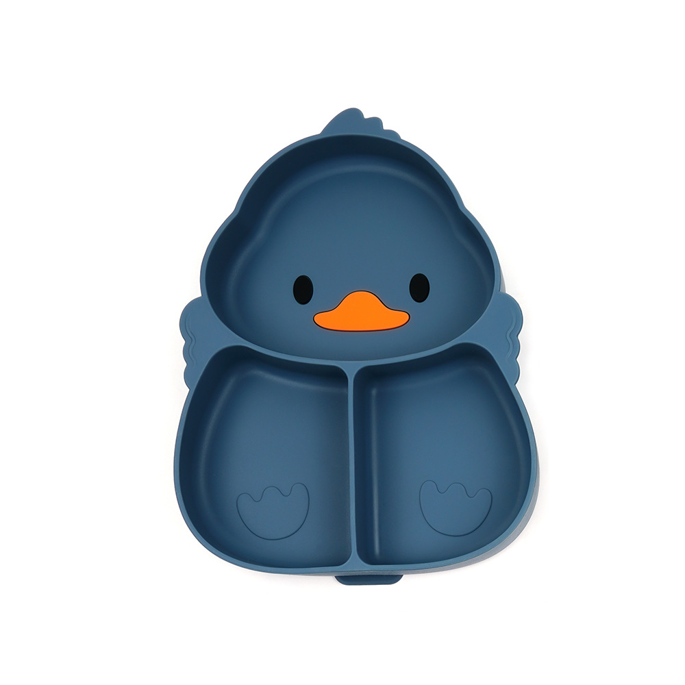 오리 새끼 스타일의 개별 디너 플레이트 다크 블루