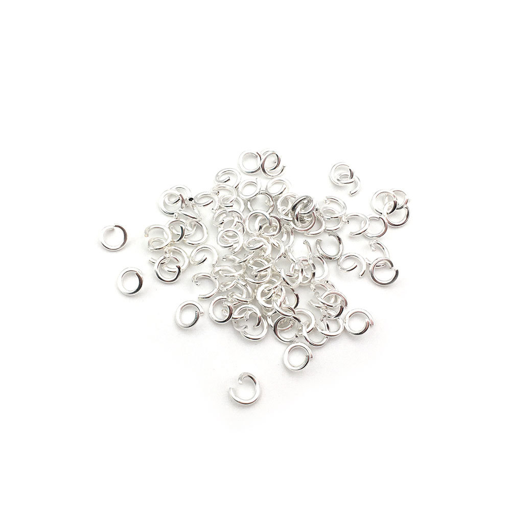 Bright Silver Opening Ring