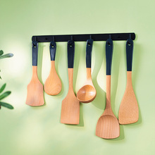 榉木手柄漆柄锅铲木质烹饪勺铲家用木铲不粘锅炒菜铲日式厨具套装