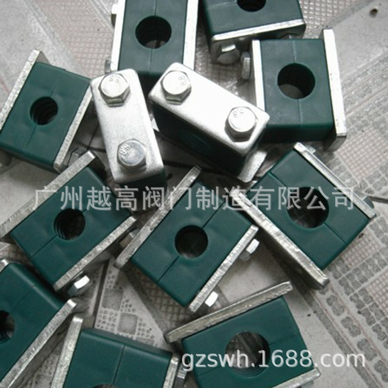 重型塑料管夹 塑料管夹单孔塑料管夹 双螺栓重型塑料管