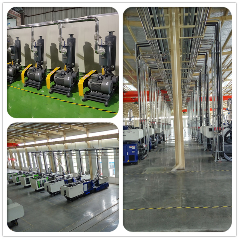 集中供料系统 信泰自动化上料输送注塑车间干燥自动混料送料规划