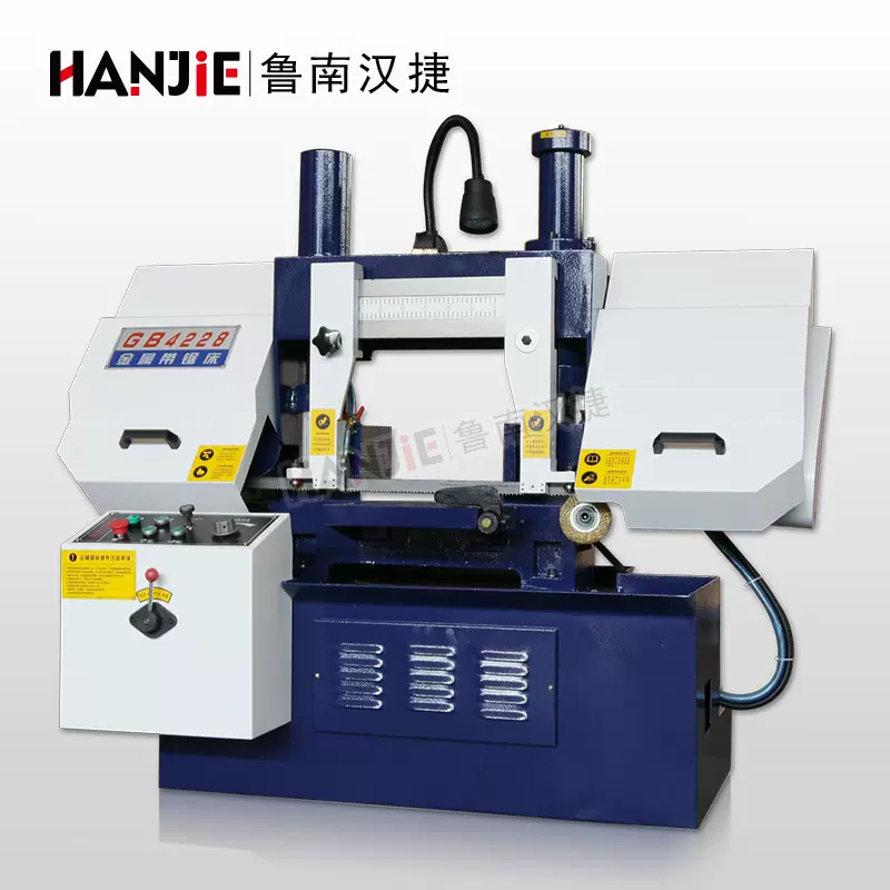 GB4228锯床双立柱金属卧式带锯床小型金属带锯床带锯床锯切280mm