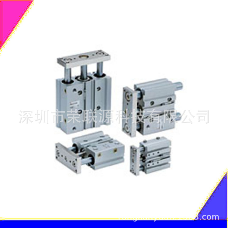 SMC带导杆气缸MGGLB32-75 MGGLB32-100 MGGLB32-125 MGGLB32-150