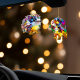 Amazon explosions cartoon hedgehog and dog 2D flat acrylic car rearview mirror accessories backpack small pendant