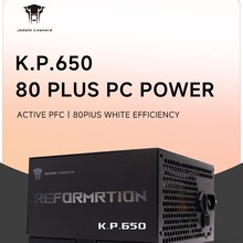 丛林豹KP650电源80PLUS白牌认证台式电脑主机650W游戏静音电源