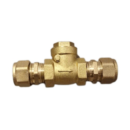 GJU84 points aluminum-plastic pipe check valve 1216 double-connected water stop valve check valve anti-backwater card sleeve 1620 20