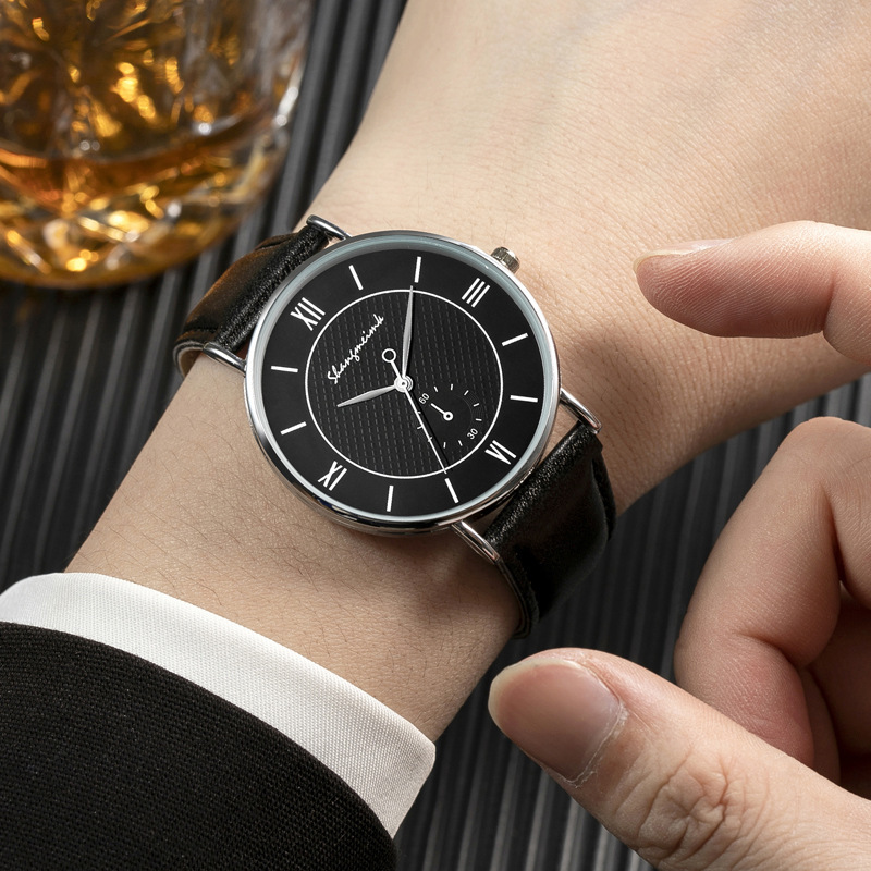 Vollautomatesch Auer net mechanesch Geschäftsriemen ultradënn nei minimalistesch Auer fir Männer_voghion.com