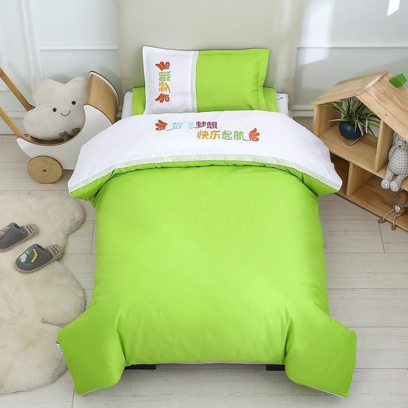 BBN 순면 - 녹색과 흰색 스타일