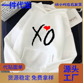 【跨境欧码】The Weeknd Xo Rapper Funny Womens Hoodie Pullove