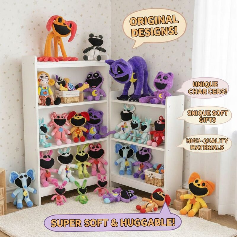 Poppy Playtime Poppy 3 Smiling Horror Animal Smiling Critters Doll Plush Toy