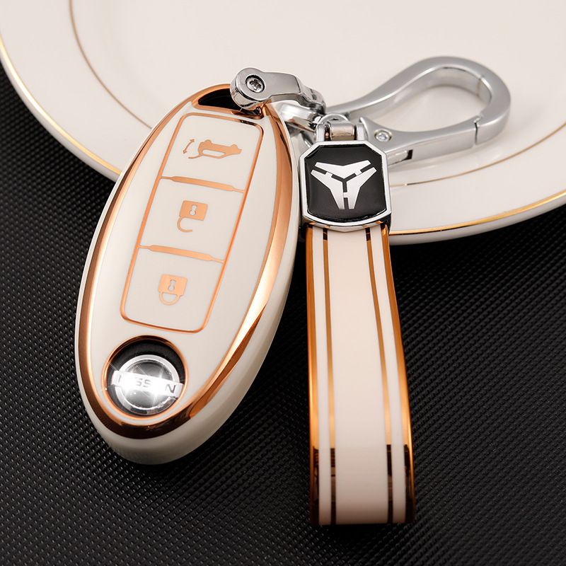 Applicable to Dongfeng Nissan Qijun car key case Qashqai Qida Jinke Tuda Nissan Xuanyi Teana bag buckle shell Applicable to Dongfeng Nissan Qijun car key case Qashqai Qida Jinke Tuda Nissan Xuanyi Teana bag buckle shell