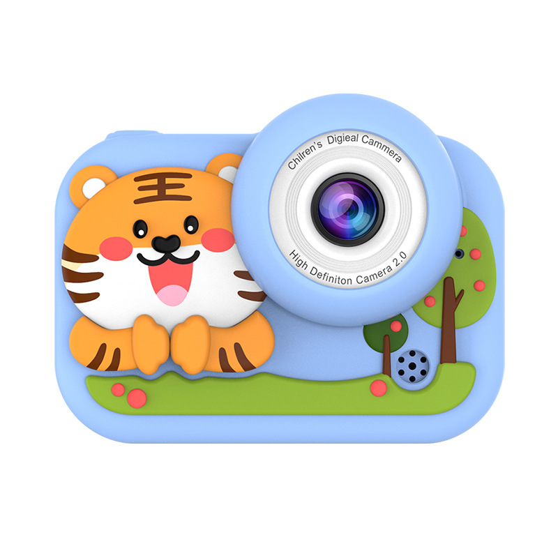 Nuevas cámaras infantiles transfronterizas pueden tomar fotos y grabar videos de silicona de alta definición cámara digital regalos de cumpleaños y navidad