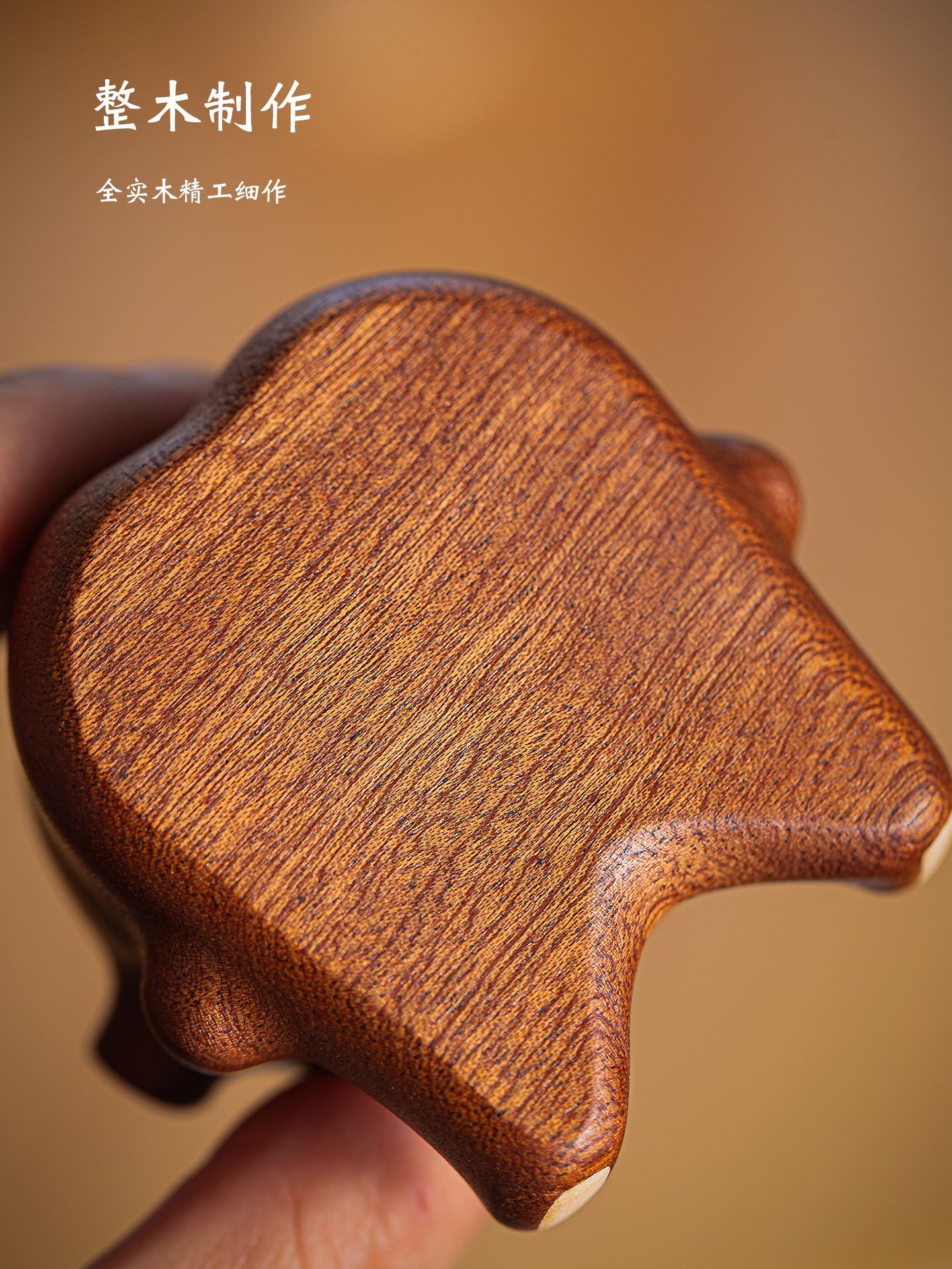 Creative Solid Wood Car Air Freshener Solid Wood Car Air Vent Fragrance Central Control Decorative Ornament Gift
