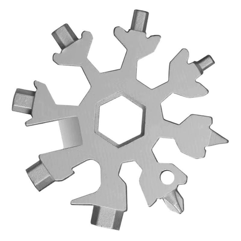 Многофункциональный инструмент «Снежинка»: мини-отвертка с шестигранными и восьмигранными головками, портативный универсальный инструмент-карта, оптом