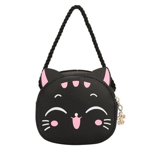Children's Fashion Casual Crossbody Bag  New Cartoon Cute Little Cat Wallet