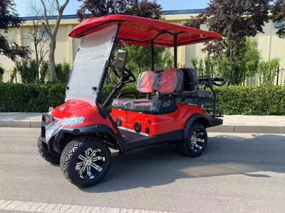 Electric Golf Cart Emergency Elektrikli qolf avtomobilləri - 4-seater-golf-cart