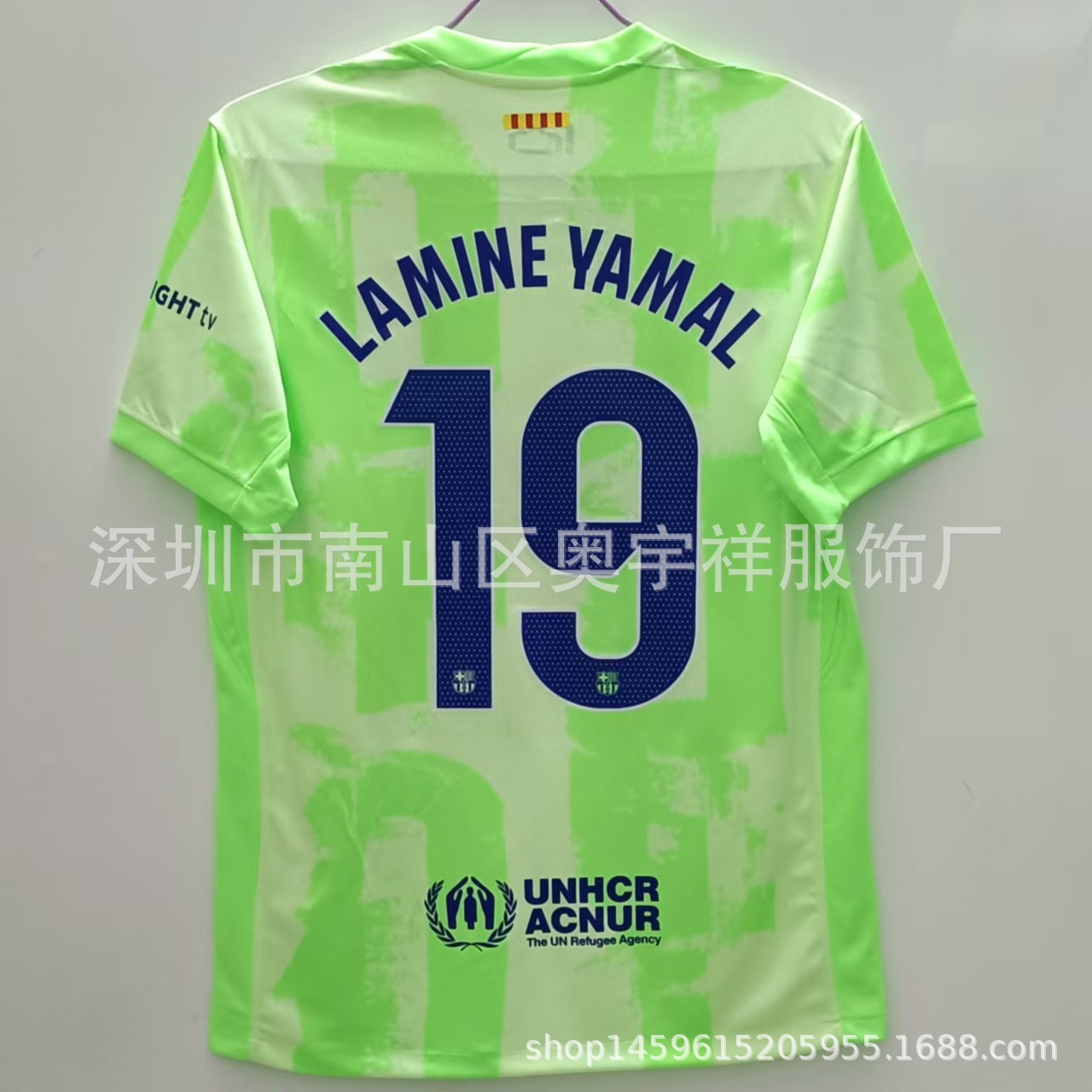 Venta al por mayor 24-25 Barcelona Real Madrid camiseta No. 19 Yamal No. 20 Olmo No. 9 Mbappé camiseta de fútbol